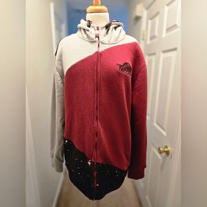 Cleveland Cavaliers Unk Nba Two-Tone Hoodie with Logo, Size XL